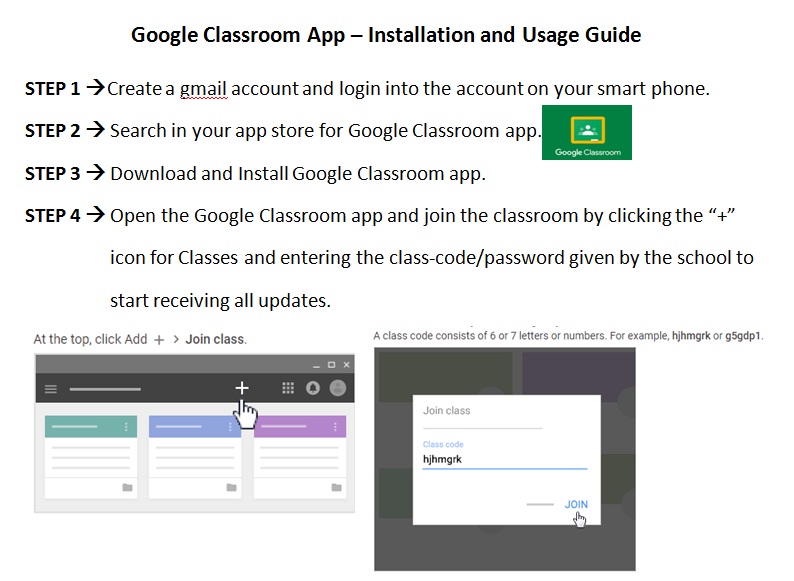 Google Classroom Blossom School